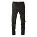 Men's Clothing Foreign Trade Jeans Men's High Street Fashion Street Ripped Jeans Men's Elastic Slim Fit Pants 8520_viptrois.com