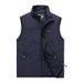Men’s Lightweight Utility Vest – Breathable Corduroy Multi-Pocket Waistcoat (Black/Khaki/Army Green/Navy, M-6XL EU Sizing)_viptrois.com