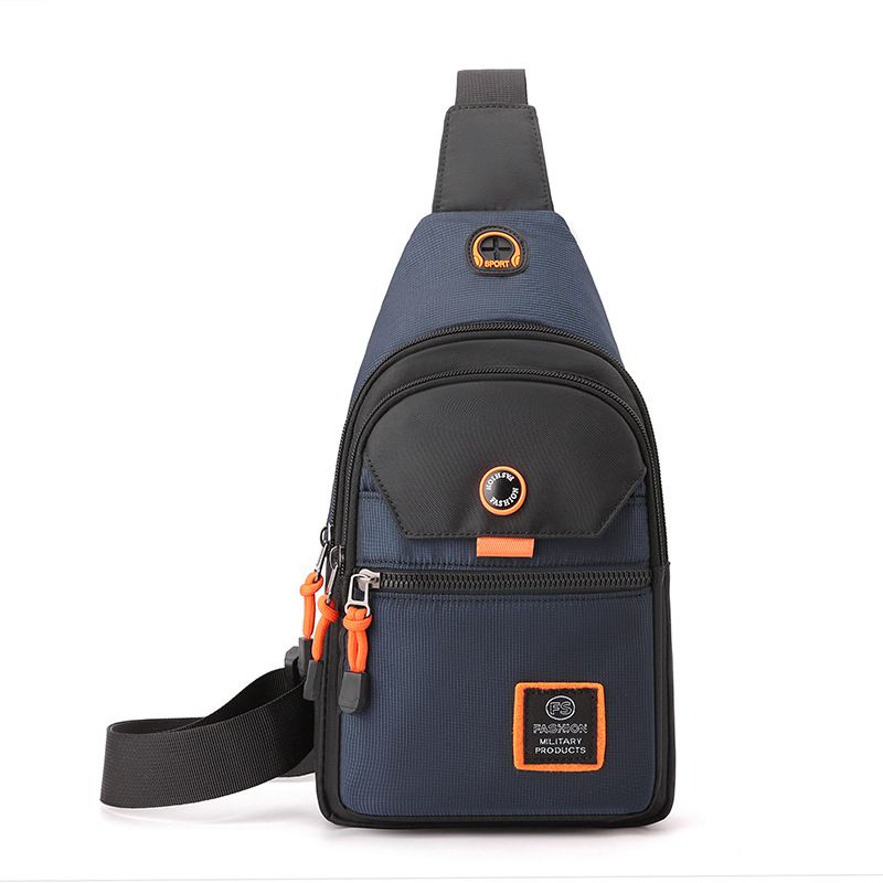Men's Chest Bags Waist Bags Large-capacity Chest Bag Men's Messenger Bag Casual Oxford Waterproof Shoulder Bag Chest Out Bag_viptrois.com