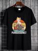 Funny Percussion Drummer Drumming Drums Saying I Kitten Cat T Shirt Size S-5XL Streetwear Top For Everyday Wear Stretched Casual Designer Clothes_viptrois.com