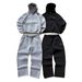 Men's Clothing Men's Trendy Hooded Sweatshirt Set With Multi Color Graffiti Logo Print_viptrois.com
