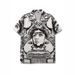 Men's Floral Loose Short Sleeved Shirt 2025 Summer Digital Printing Retro Style One Piece Foreign Trade Cross Border Clothing_viptrois.com
