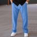 Men's Clothing Men's Casual Sports Pants Style Straight Leg Loose Fitting Cargo Pants For Formal & Casual For Men_viptrois.com