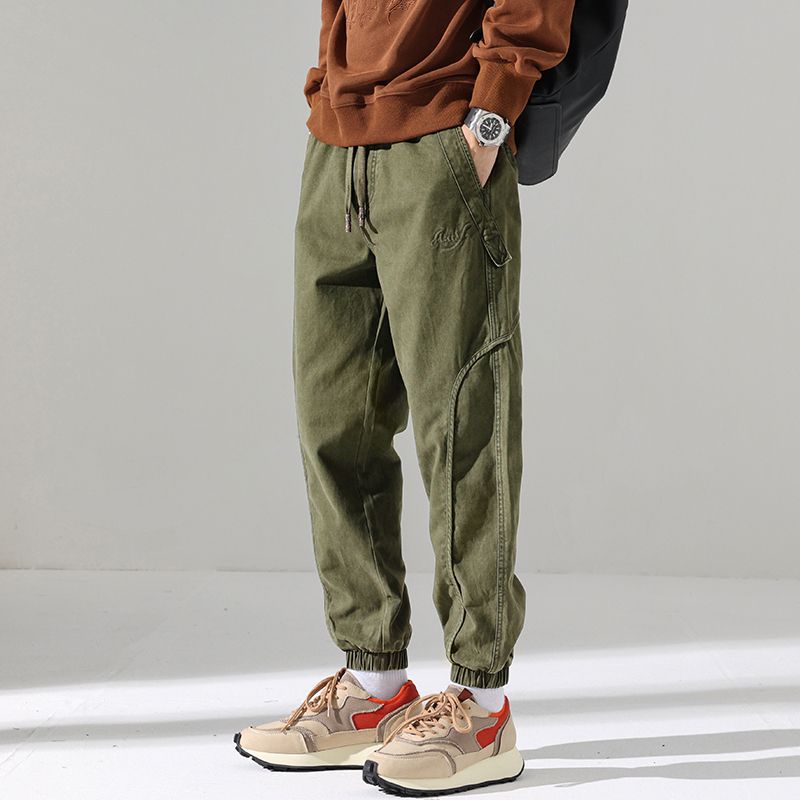 Sportswear Men's Spring Heavy Retro Hunting Jacket Three-piece Set Of Leisure Tooling Set_viptrois.com