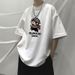 100% Pure Cotton Summer Loose Size 2-300 Pounds Trendy Short Sleeved Youth Men's Simple And Versatile T-shirt_viptrois.com