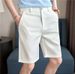 plus Size Men's Stretch Elastic Waist Shorts Casual Five Point Dress Pants for Live Stream Selection Douyin_viptrois.com