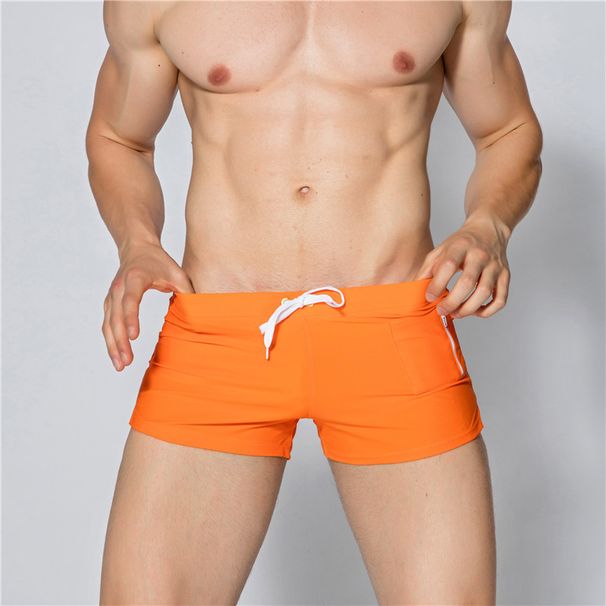 European and American new men's swimming trunks, boxer quick-drying beach trunks, swimsuits for men, vertical pocket swimming trunks foreign trade_viptrois.com
