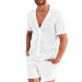 Men's Breathable Mesh Sportswear Set - Quick-Dry Short Sleeve T-Shirt & Beach Shorts (S-XXXL, 5 Colors)_viptrois.com