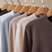 Men's Clothing Simple And Elegant Base Layer Semi-Turtle Neck Sweater Slim Fit Knit Pullover Casual Long Sleeve Thermal Tops For Autumn Winter_viptrois.com