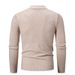 Men's Slim Fit Mock Neck Sweater – Lightweight Knit Pullover For Layering & Standalone Wear_viptrois.com