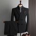 Men's Clothing Suit Double Row Men, Formal Attire Business, Leisure, Fashion, Korean Version, Slim Fit, Large Size, Banquet, Wedding, Small_viptrois.com
