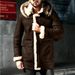 Men's Faux Suede Fleece-Lined Winter Jacket - Warm Thickened Bomber Coat With Multiple Pockets For Casual Outfit_viptrois.com