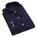 Pulse Pulse Cross-Border Men's Corduroy Long Sleeve Youth Striped Cotton Shirt Multi-Color Wholesale Direct Supply_viptrois.com