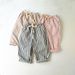 Kids’ Clothing Boys And Girls Cotton And Linen Striped Trousers Spring And Summer Girls Loose Striped Trousers Casual Lace Up Children's Trousers_viptrois.com
