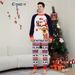 Christmas Santa Deer Snowflake letter striped Christmas family dress printed homewear sleep_viptrois.com