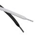 Black And White Shoelaces Flat Three Point Twill Metal Wire Shoe Accessories Suitable For Board Shoes Canvas Shoes Casual Shoes_viptrois.com