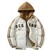 Men's Clothing Two Piece Down Jacket For Men In Winter, Thickened And Warm, Casual Hooded Short Cotton Jacket For Teenagers And Students_viptrois.com