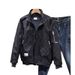 2025 Spring New Simple Stand-up Collar Casual Jacket Korean Version Of Ruffian Handsome Youth Green Zipper Jacket Tooling Trend_viptrois.com