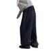 Men's Clothing Retro Machete Sweatpants Men's Autumn And Winter Cleanfit Light Gray Sports Pants Wide Leg Straight Casual Pants_viptrois.com