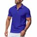 Men's Breathable Mesh Polo Shirt - Slim Fit Quick-Dry Short Sleeve T-Shirt For Golf & Casual Wear_viptrois.com
