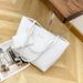 Women's 2-Pack Water Wave Embroidery Tote Bags - Fashionable Mini Crossbody Purse With Keychain (Women's Shoulder Bags)_viptrois.com