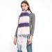 Unisex Scarf with fringes and fringes_viptrois.com
