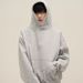 New button design hooded hoodie men's casual loose top high street niche high-end feeling spring and autumn coat trend_viptrois.com