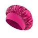 solid color wide brim elastic adult sleeping cap men and women fashion hair care beauty shower cap satin chemotherapy cap_viptrois.com