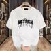 Men's Clothing 2025 Summer New Style Short Sleeved T Shirt European Goods Personalized Printing Round Neck Slim All Match Half Sleeved T Shirt Men_viptrois.com