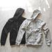 Men's Slim-Fit Half-Zip Sweatshirt – Minimalist Letter Print (Black/Gray, Euro S-2XL)"_viptrois.com