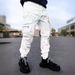 Men's Clothing Casual Pants Black Tapered Leg Loose Pants Straight Ins Trend_viptrois.com