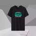 Men's Clothing Catties Cross Border Men's Large Size Short Sleeved T Shirt Black Fashion Trendy Printed Round Neck Top_viptrois.com