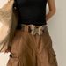 Instagram matching buckle, silver metal butterfly belt, versatile minimalist skirt and pants belt for women's decoration_viptrois.com
