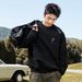 Men's Heavyweight Embroidered Crewneck Sweatshirt - 380GSM Relaxed Fit Casual Streetwear Pullover With Unique Design_viptrois.com