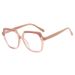 Women's Glasses Color Matching Irregular Flat Glasses New Fashion Glasses Frame Ins Personality Glasses Frame Trend_viptrois.com