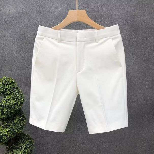 Men's Slim Fit Casual Shorts - Lightweight Breathable Summer Chino Shorts With Straight Leg, Comfortable Stretch Fabric, Multiple Colors & Sizes_viptrois.com