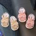Children's Sandals New Style Closed Toe Summer Girls Baby Infant 1 3 Years Old Non Slip Soft Sole Home Outdoor Wear Toddler Shoes_viptrois.com