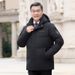 Men's Clothing Winter New Short Thickened Jacket Men's Fashion Brand Trendy Wide Lapel Dad Grandpa Down Jacket Fashion Outerwear_viptrois.com