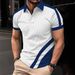 Men's Clothing Summer Polo Shirt Button Men's Fashion Sports Polo Shirt_viptrois.com