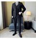 Men's Clothing Striped Two Button Suits Business Casual Three Piece Suits_viptrois.com