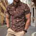 Y2K Summer New Mens Oversized Vintage Short Sleeve T Shirts Fashion Harajuku Ethnic Printed Polo Collared Tshirts Camiseta Mujer_viptrois.com