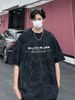American Tie Dye Short Sleeved Men's 2025 Summer New Trendy Brand Loose And Versatile Casual T-shirt Top Women_viptrois.com