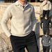 Men's Clothing Shirt Lapel Sweater Men's Light Luxury Business Style Warm Large Size_viptrois.com