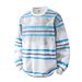Men's Casual Striped Sweatshirt – Long Sleeve Crewneck Pullover With Color Block Design (White, Grey, Black, Beige)_viptrois.com