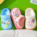 Children's Summer Boys 1-12 Years Old EVA Shower Baby Cool Slippers Girls Hole Shoes_viptrois.com