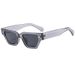 Men's Sunglasses New Fashion Retro Square Small Frame Sunglasses Ins Personality Rivet Decoration Bare Face Street Shooting Sunscreen Sunglasses_viptrois.com