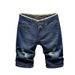 Men's Breathable Summer Riding Breeches Light Blue Denim Shorts Five Point Trendy Four Point Seven Point Pants_viptrois.com