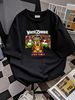 WHITE ZOMBIE - Black Zombie Short Sleeve Cotton Black All Size Gift Shirt AC1191 Fashion Soft Slightly Versatile Summer Streetwear Stretched_viptrois.com