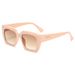 Retro Black Square Sunglasses - Slim Korean Style UV400 Sunglasses For Men (High-End Lightweight Frame, Outdoor & Fashion)_viptrois.com