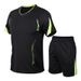 Men's Clothing Men's Short Sleeved T Shirt Suit Summer Men's Sports Casual Suit Basketball Outdoor Running Slim Sportswear_viptrois.com